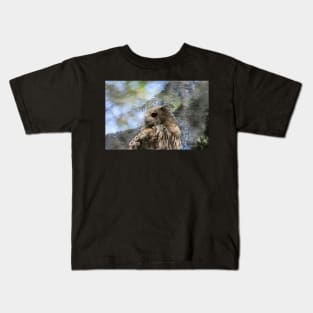 owl - portrait Kids T-Shirt